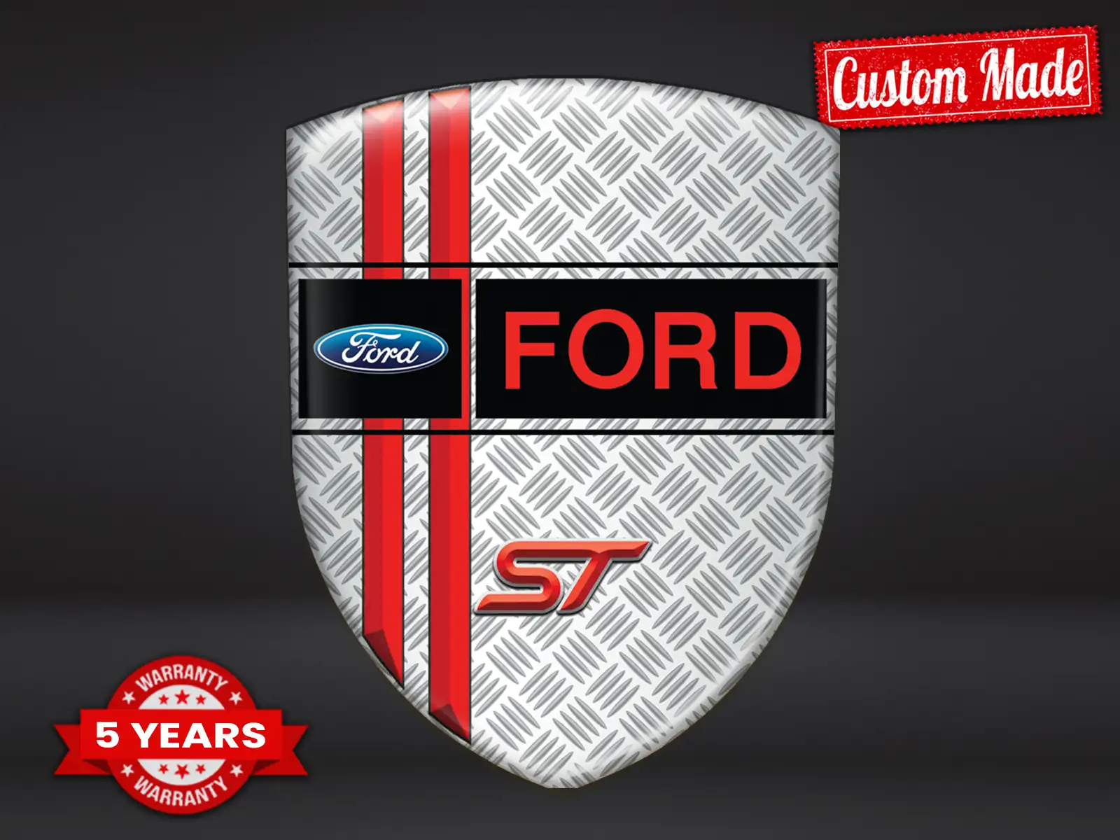 Ford Etiqueta Impermeable Premium Universal Personalizable